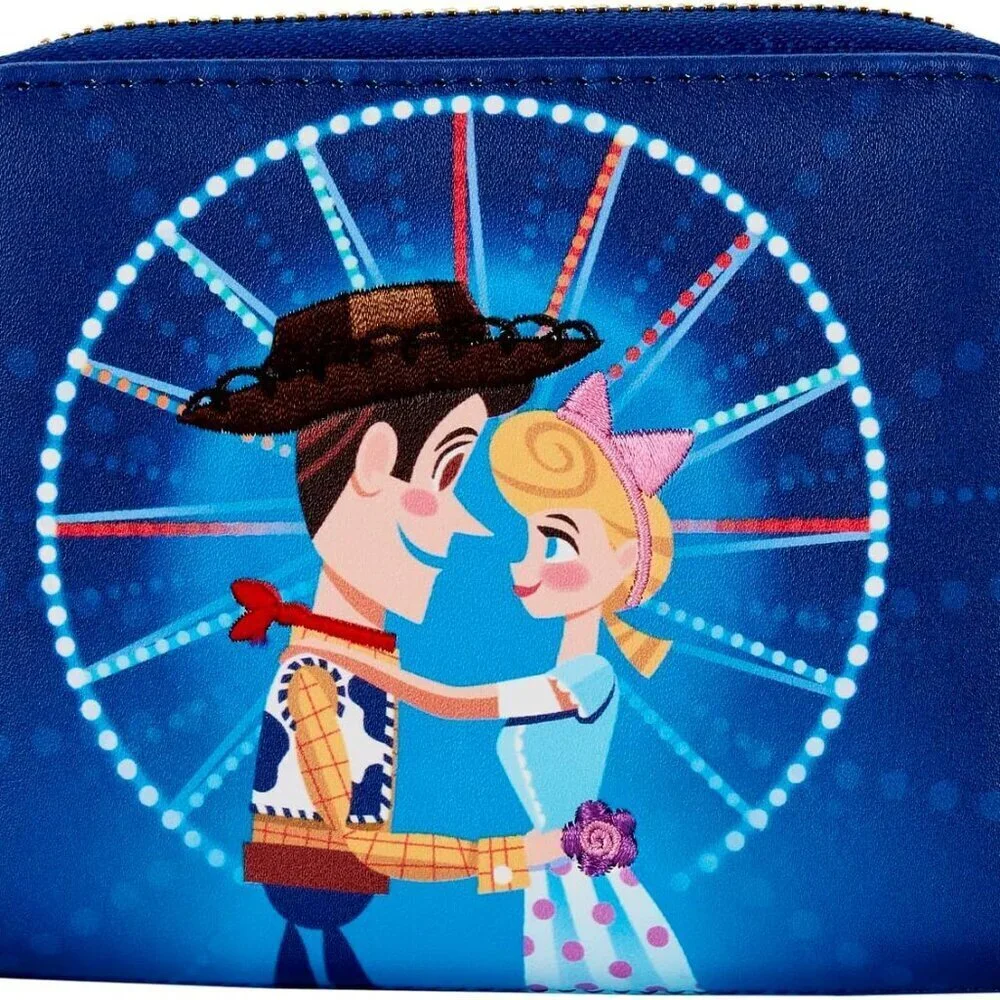 Toy Story Wallet Faux Leather Zip Around Cartoon Style Womens Gift