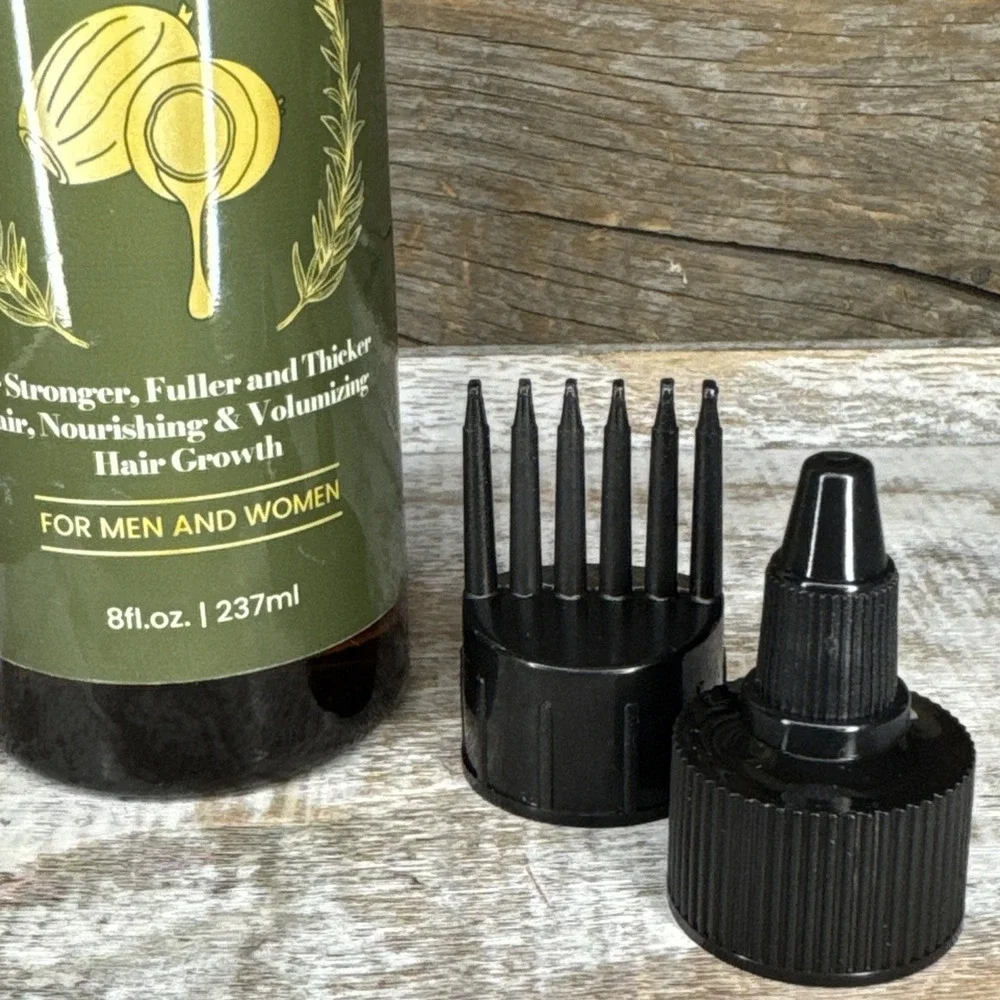 Batana Oil Rosemary Hair/Scalp Oil 8 Fl Oz Bottle + Comb Dispenser  | MSRP = $28