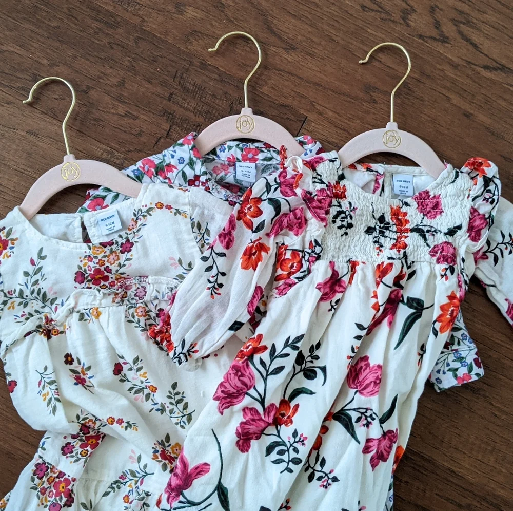 Old Navy floral dresses
