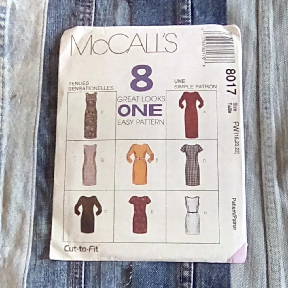 McCall's 8 great looks 1 east pattern as 18-20-22