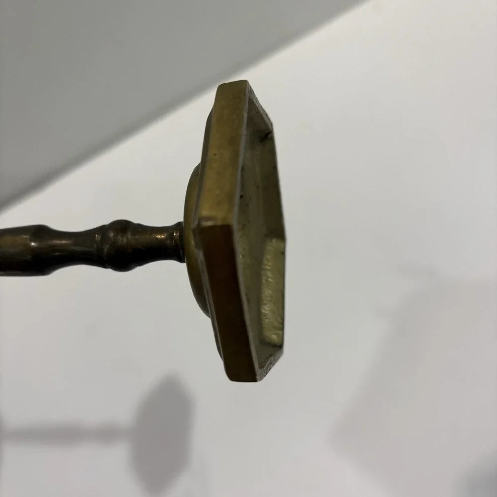 Vintage Brass Shaving Stand For Razor & Brush