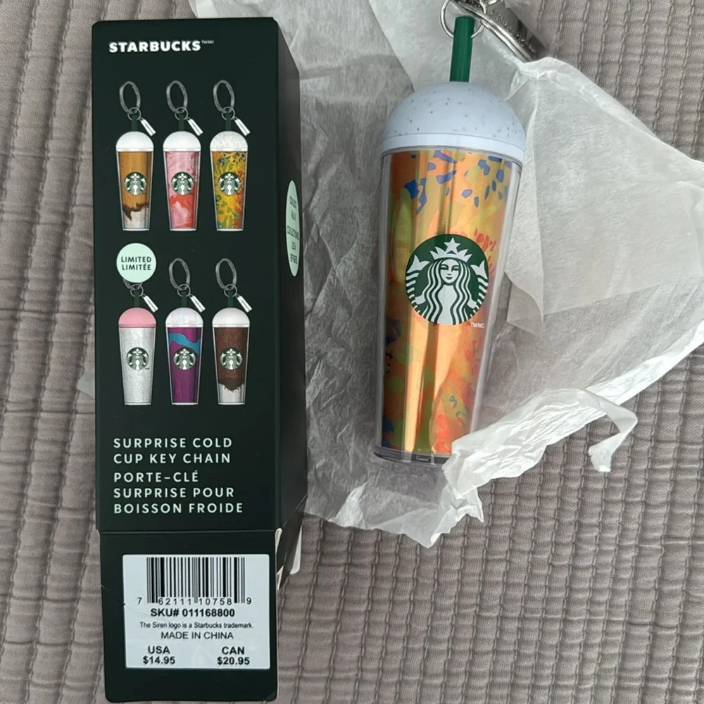 Starbucks Surprise 2025 Cold Cup Keychain
