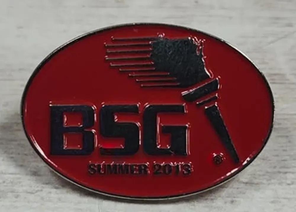 Badger State Games Wisconsin BSG Red Summer Torch 2013 Souvenir Sports Pin