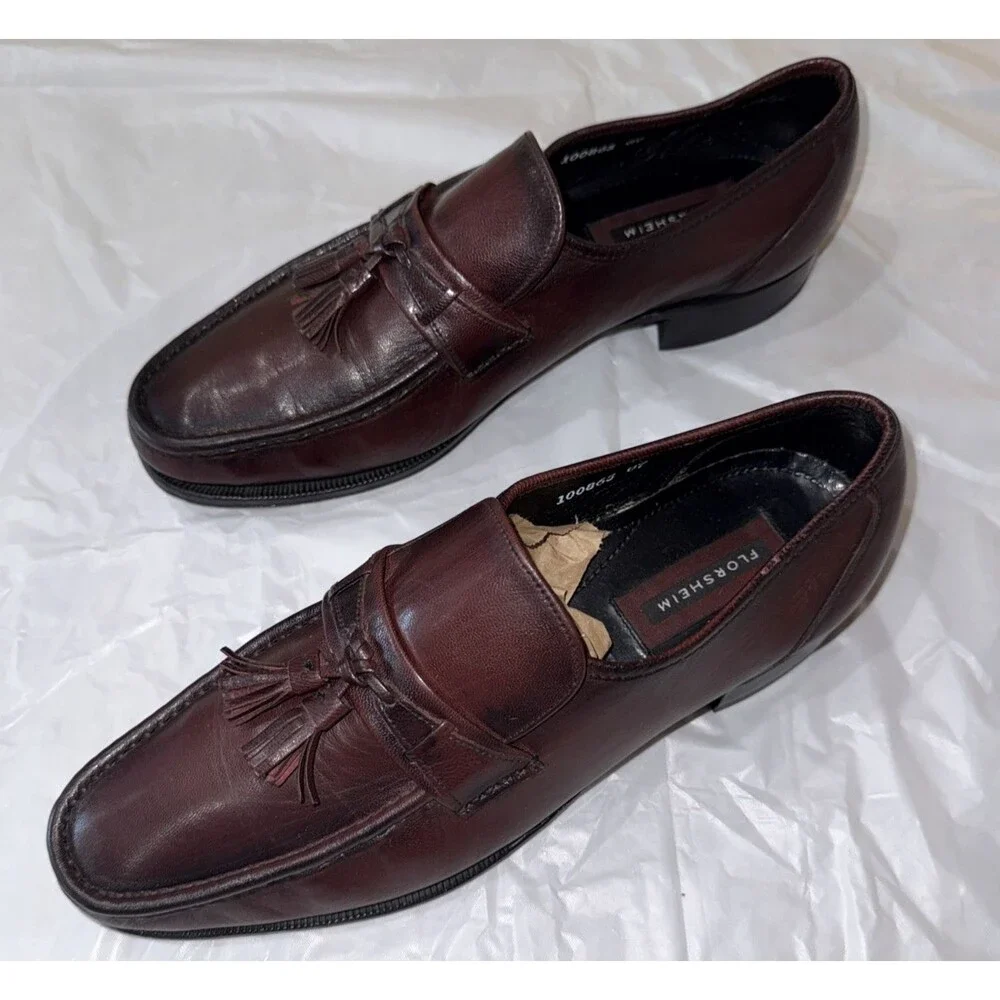 Florsheim mens burgundy