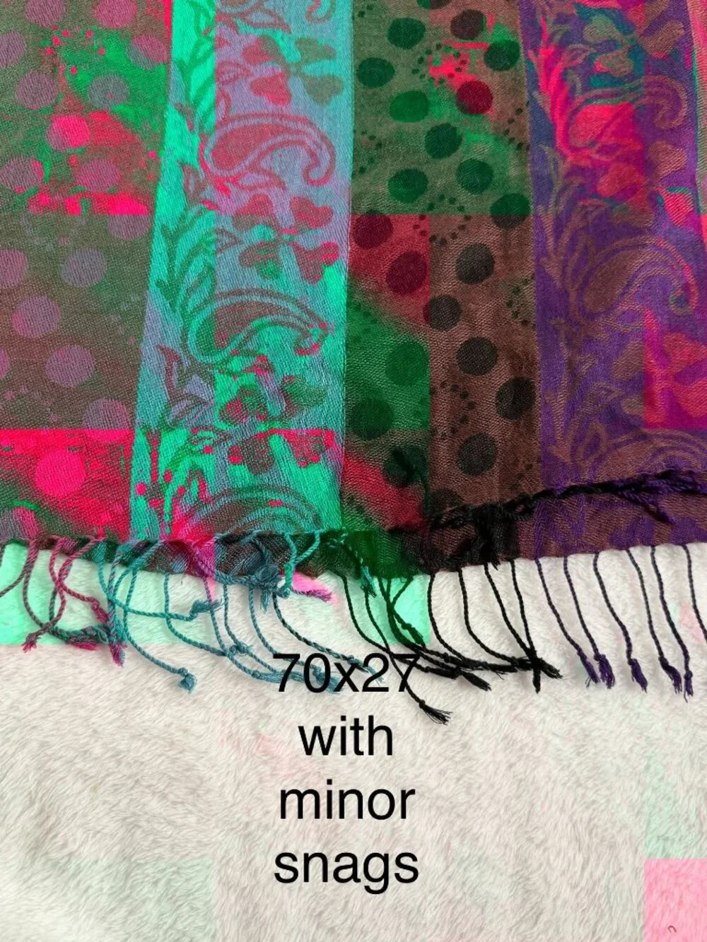 Unknown multicolor paisley