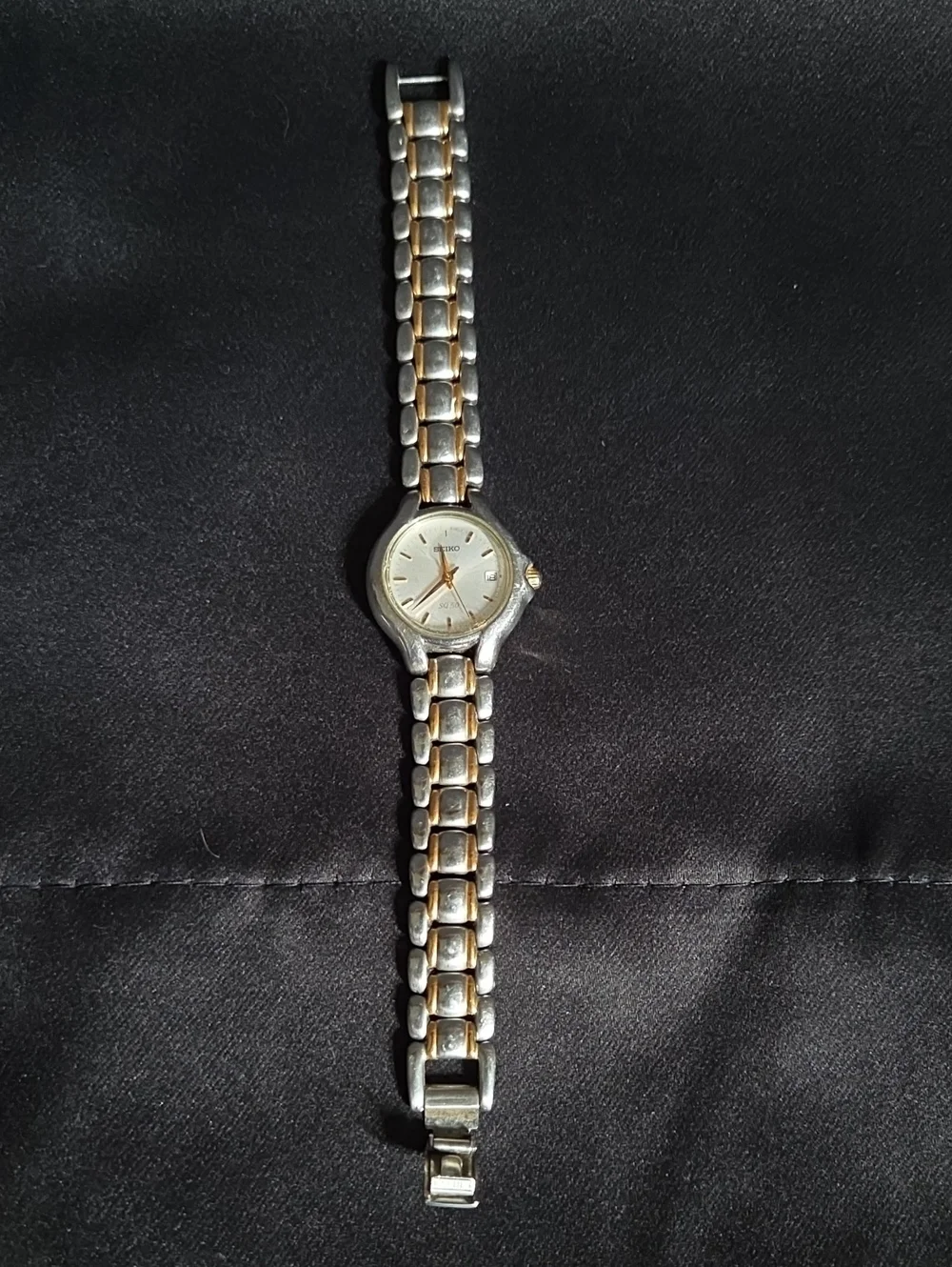 Seiko Two-Tone Silver and Gold Women's Bracelet Watch