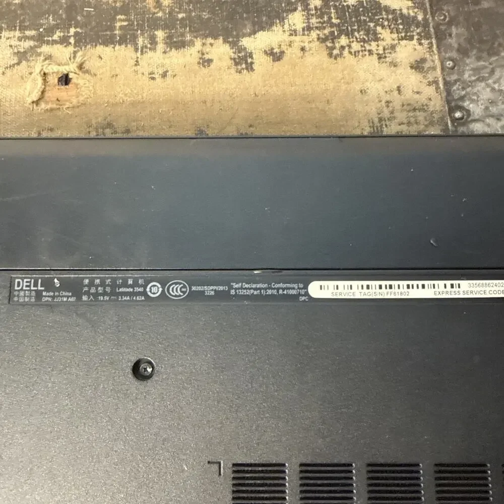 Dell latitude 3540