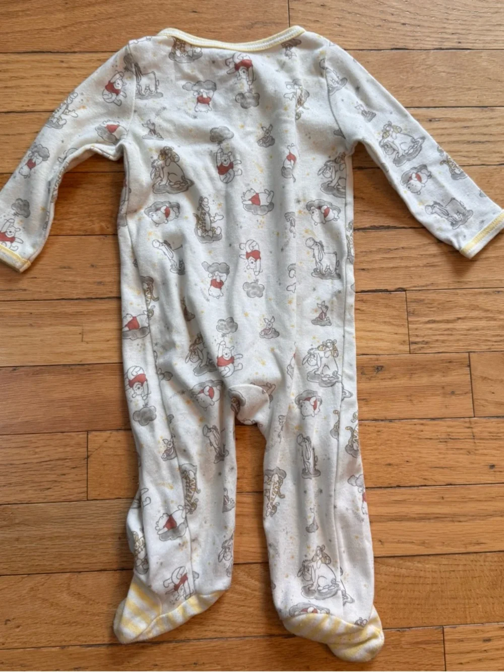 Disney sleeper footies yellow