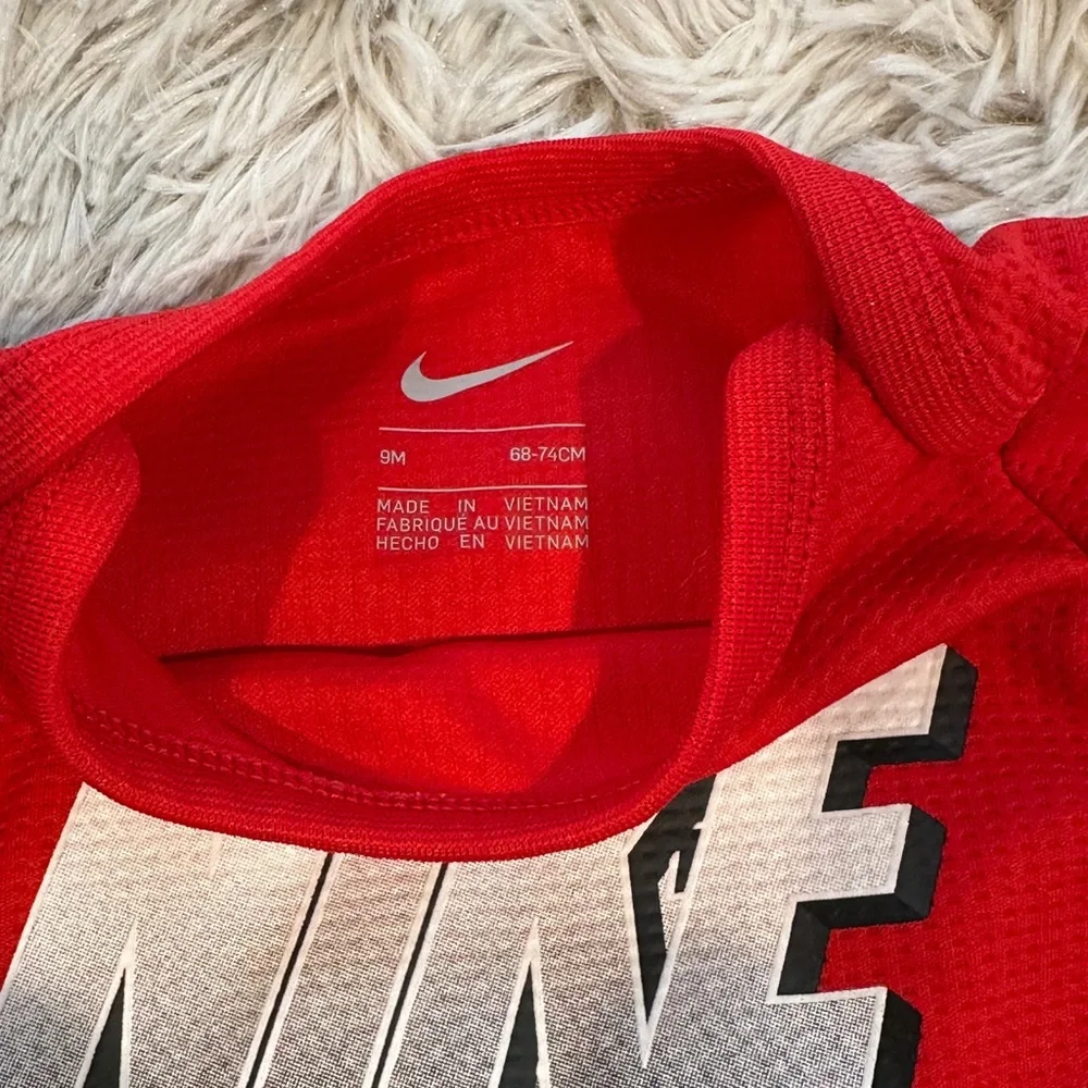 Nike Red Baby One Piece