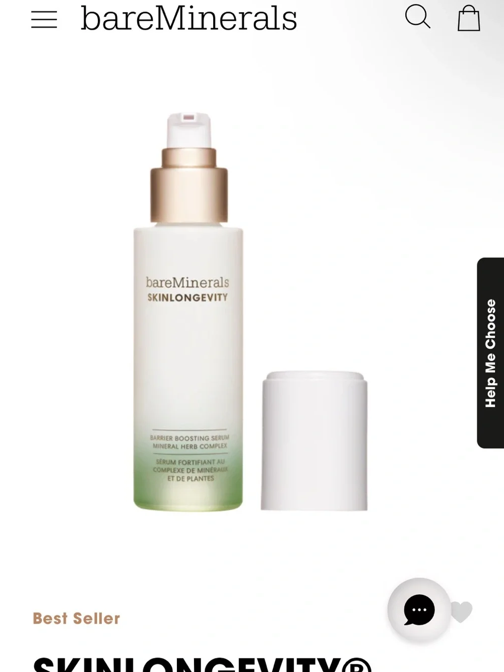 N/A bareminerals skinlongevity