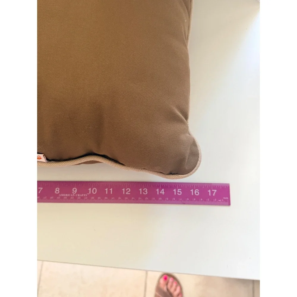 Sunbrella outdoor throw