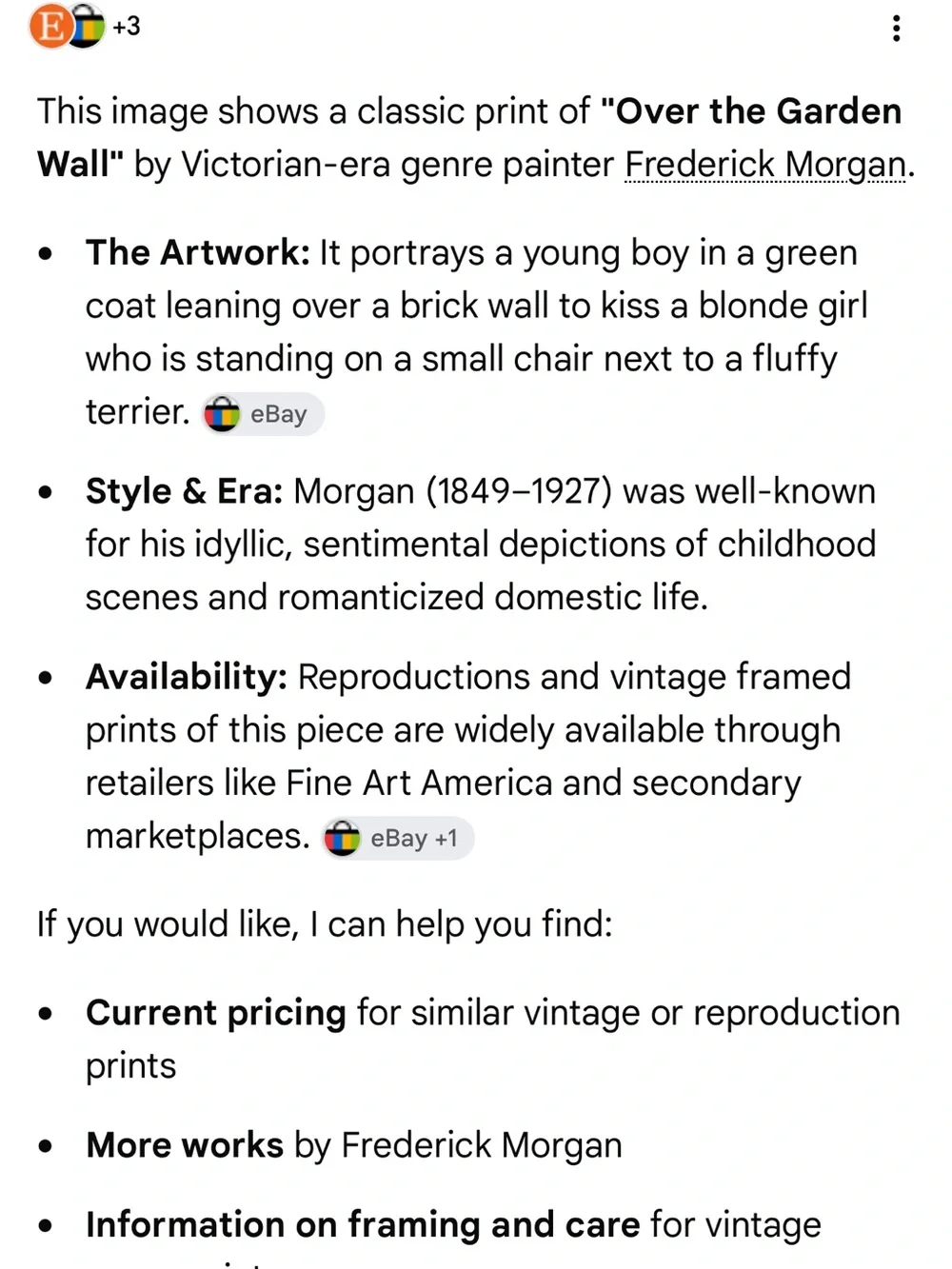 Frederick Morgan elegant vintage