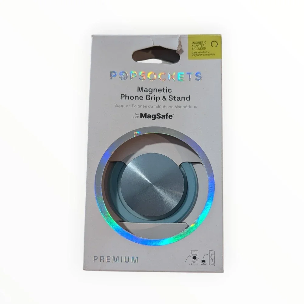 32-O PopSockets - MagSafe PopGrip Universal Magnetic Grip‎ & Stand - Blue Sigh