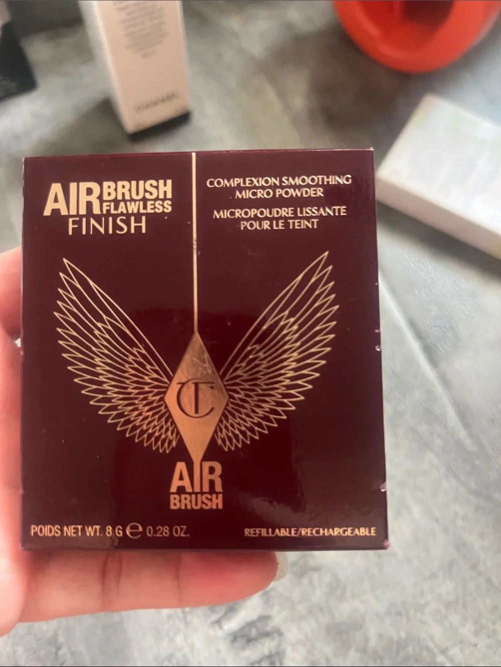 Charlotte Tilbury Airbrush Flawless Finish Micro Powder - Burgundy and Gold