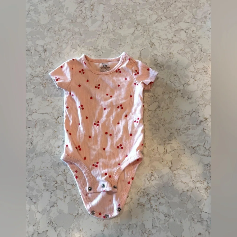9M - Carter’s Cherry Print Kids One Piece
