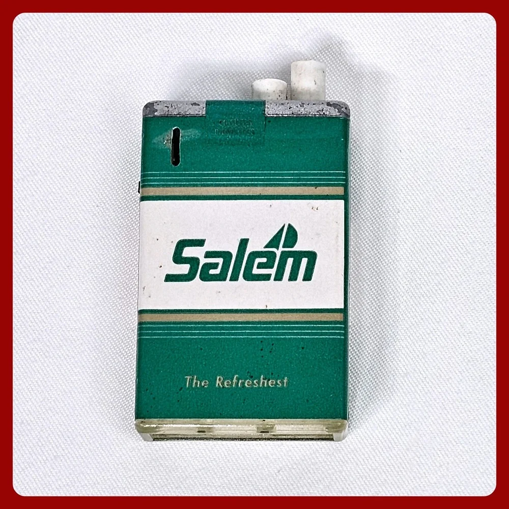 Vintage Salem Cigarette Lighter RJ Reynolds Tobacco Advertising‎ The Refreshest
