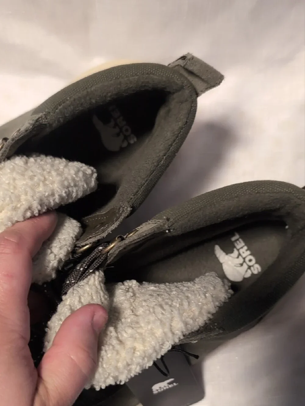 Sorel cozy shearling