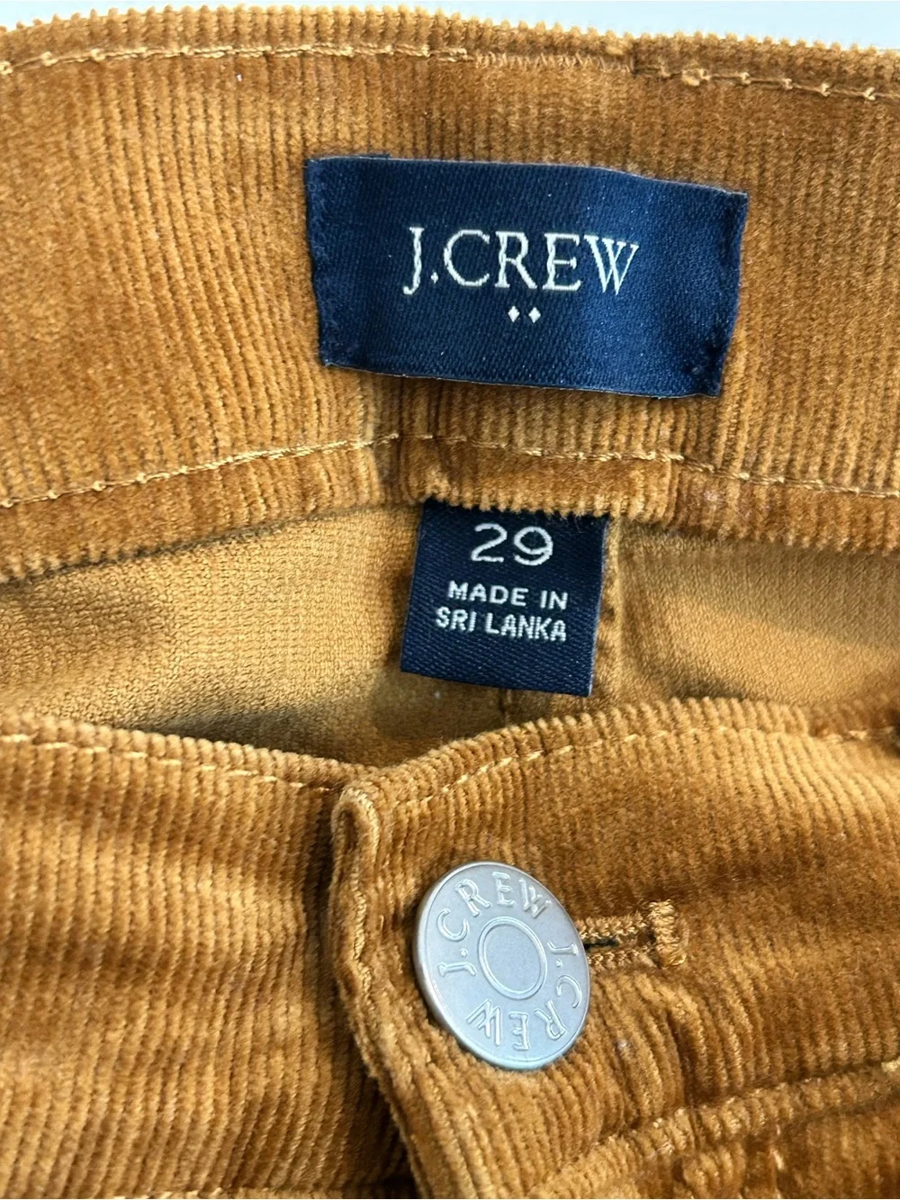 J. Crew crew corduroy