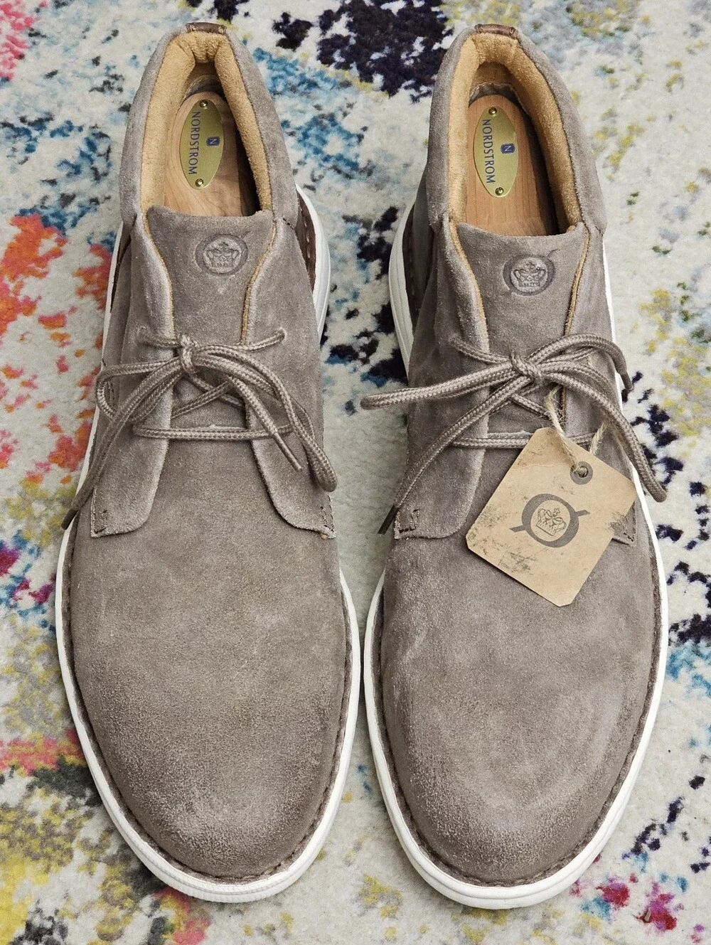 Born Theo Chukka Boots Men’s Size 13 Suede Leather Shoes Lace Up