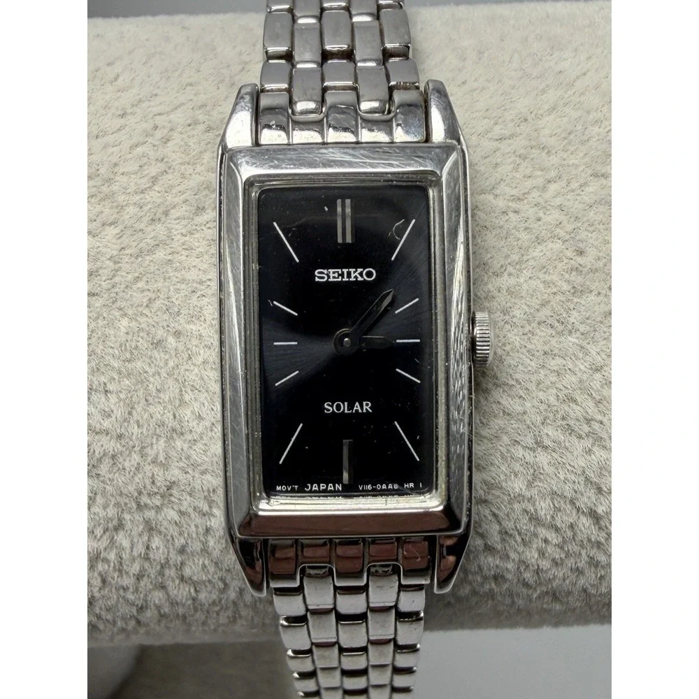 Seiko V116-0AA0 Solar Working Ladies‎ Watch 15MM 6