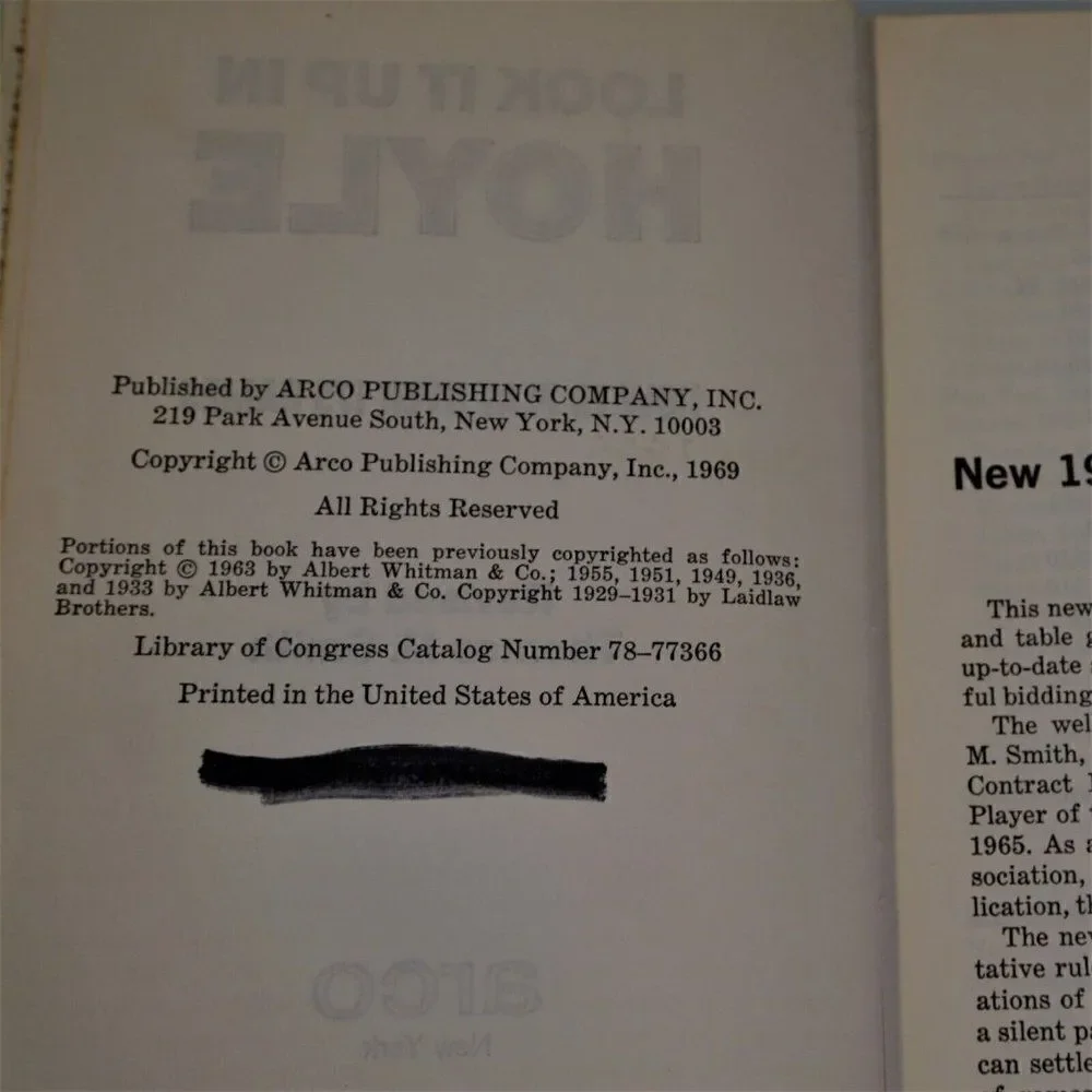 Arco Publishers games  page library