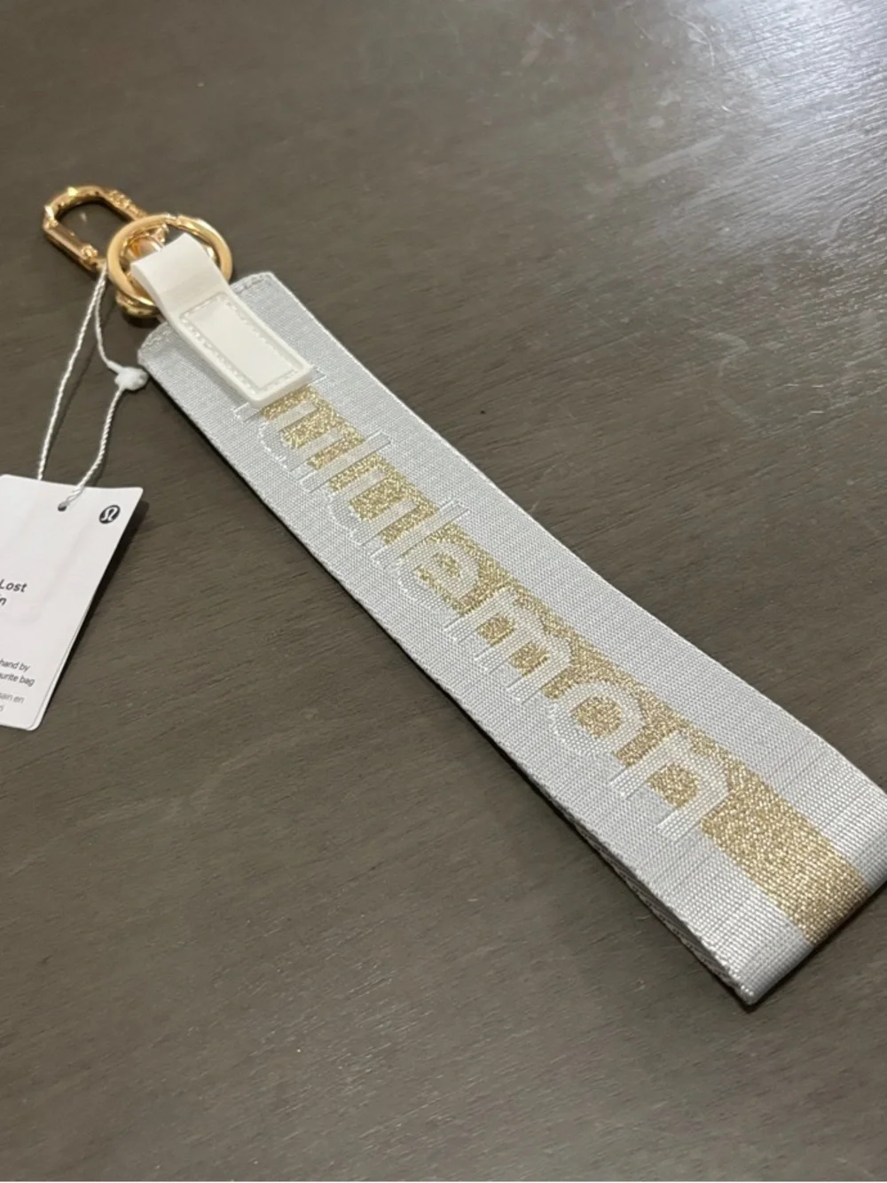 lululemon athletica wristlet keychain