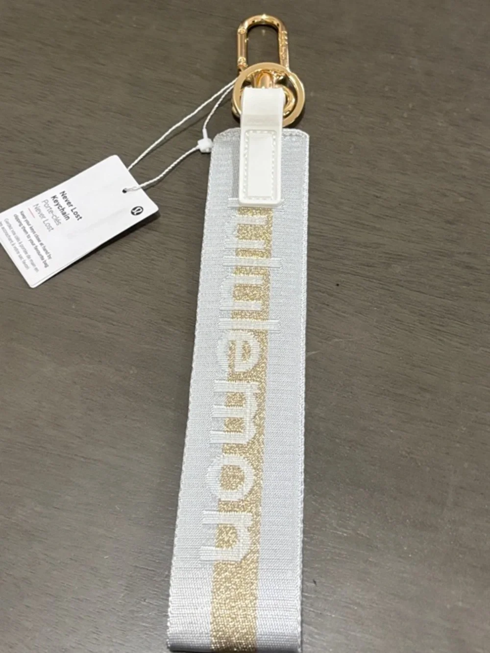 lululemon athletica wristlet keychain
