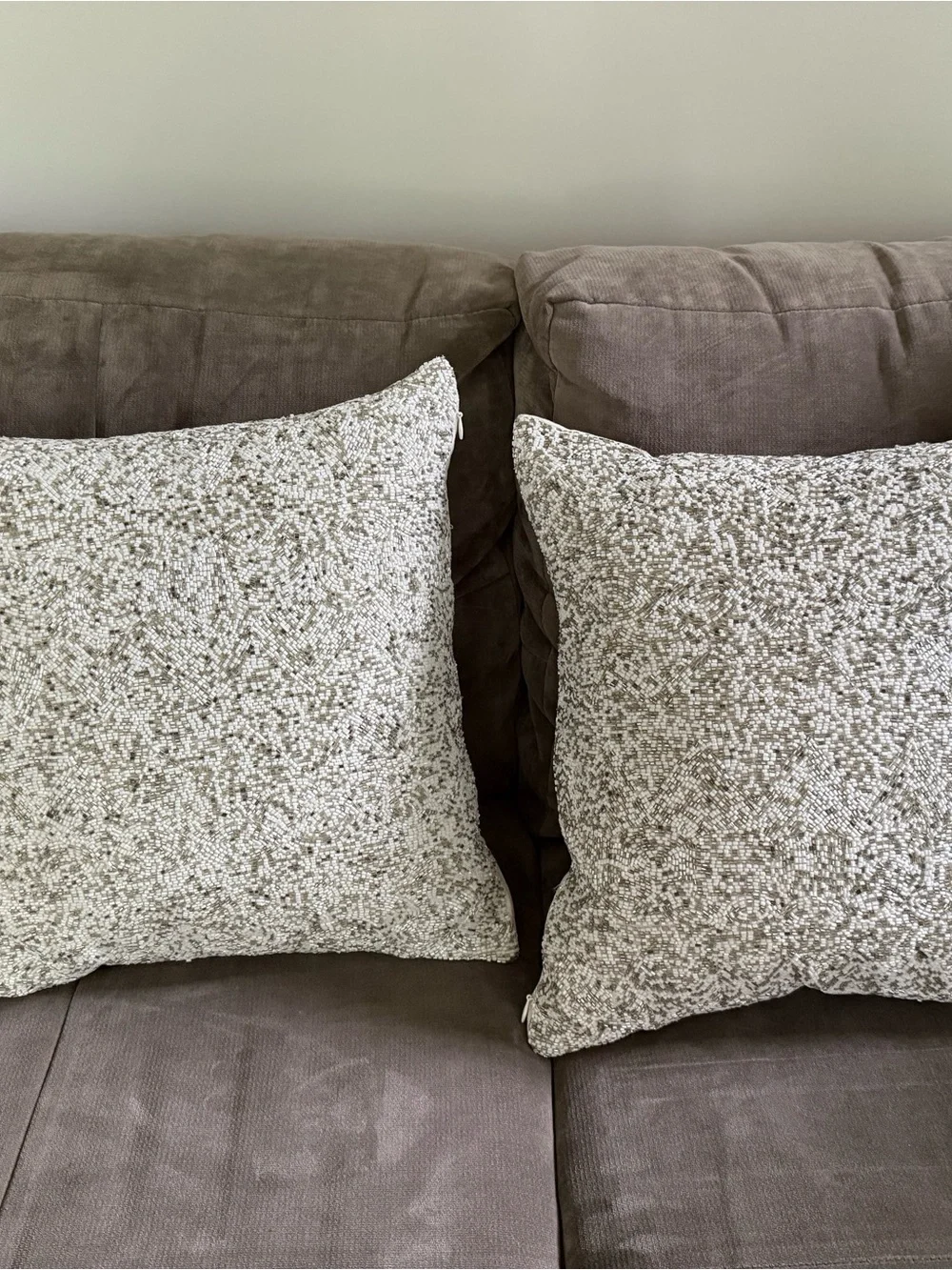 Crate&Barrel pair crystal