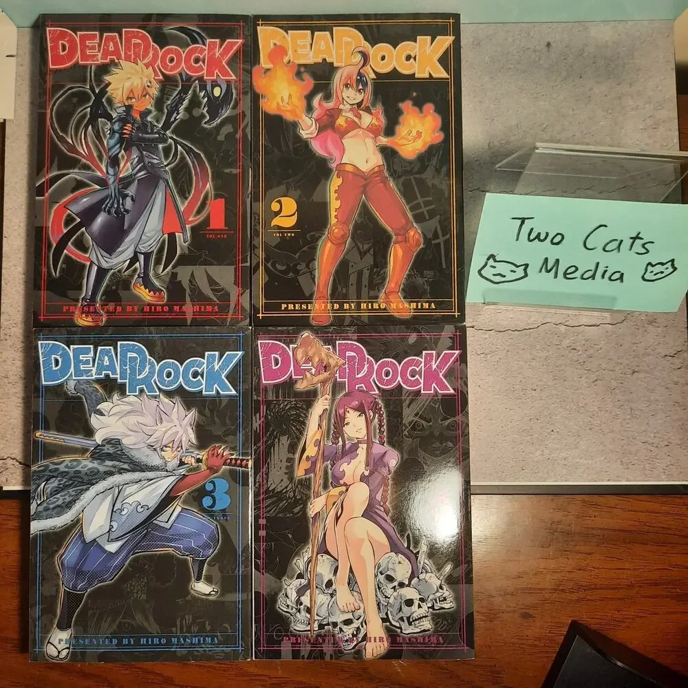 📚 Deadrock Vol. 1-4 Official English Manga Bundle by Hiro Mashima Kodansha