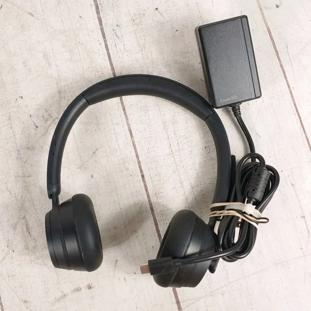 TESTED - Microsoft Modern Wireless Bluetooth Headset Mic w/ Charger - NO DONGLE