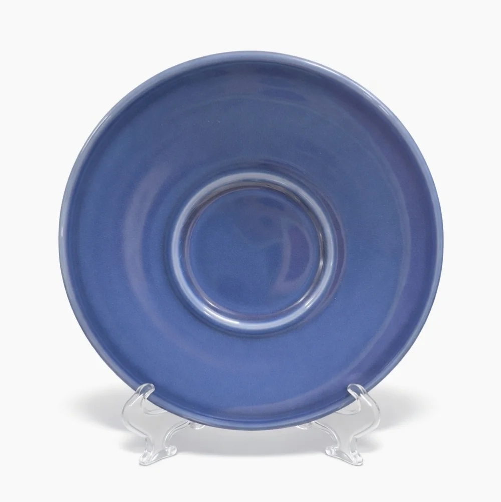 Fiesta Jumbo Saucer By Homer Laughlin China RETIRED Sapphire