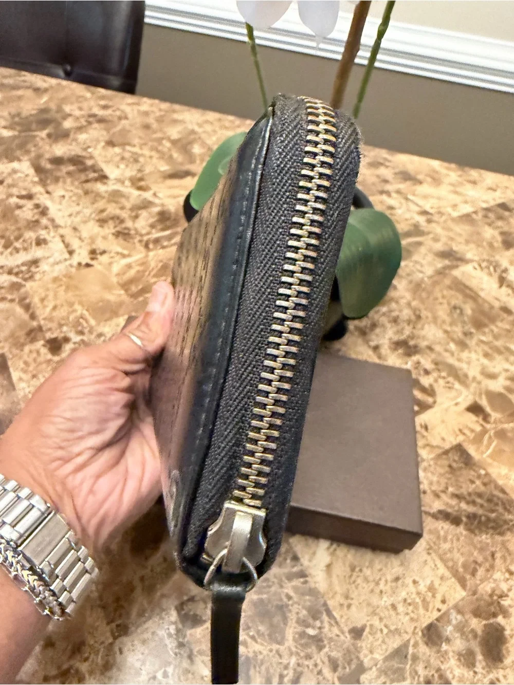 GUCCI Guccissima Leather Wallet & Box