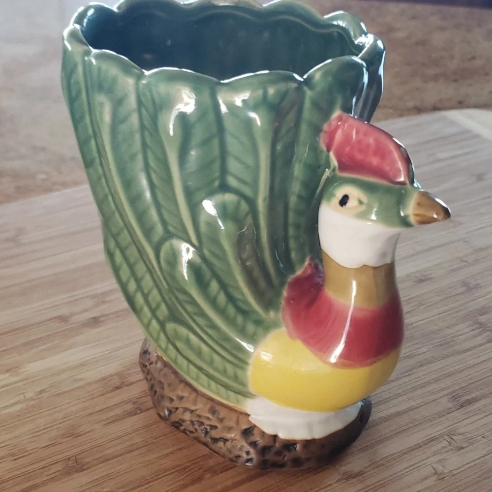 Vintage green pheasant