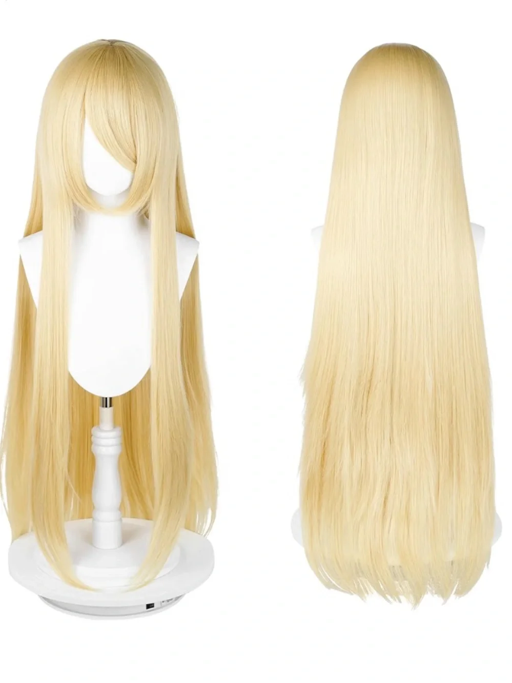 NWT Blonde Long Straight Synthetic Anime Cosplay Wig