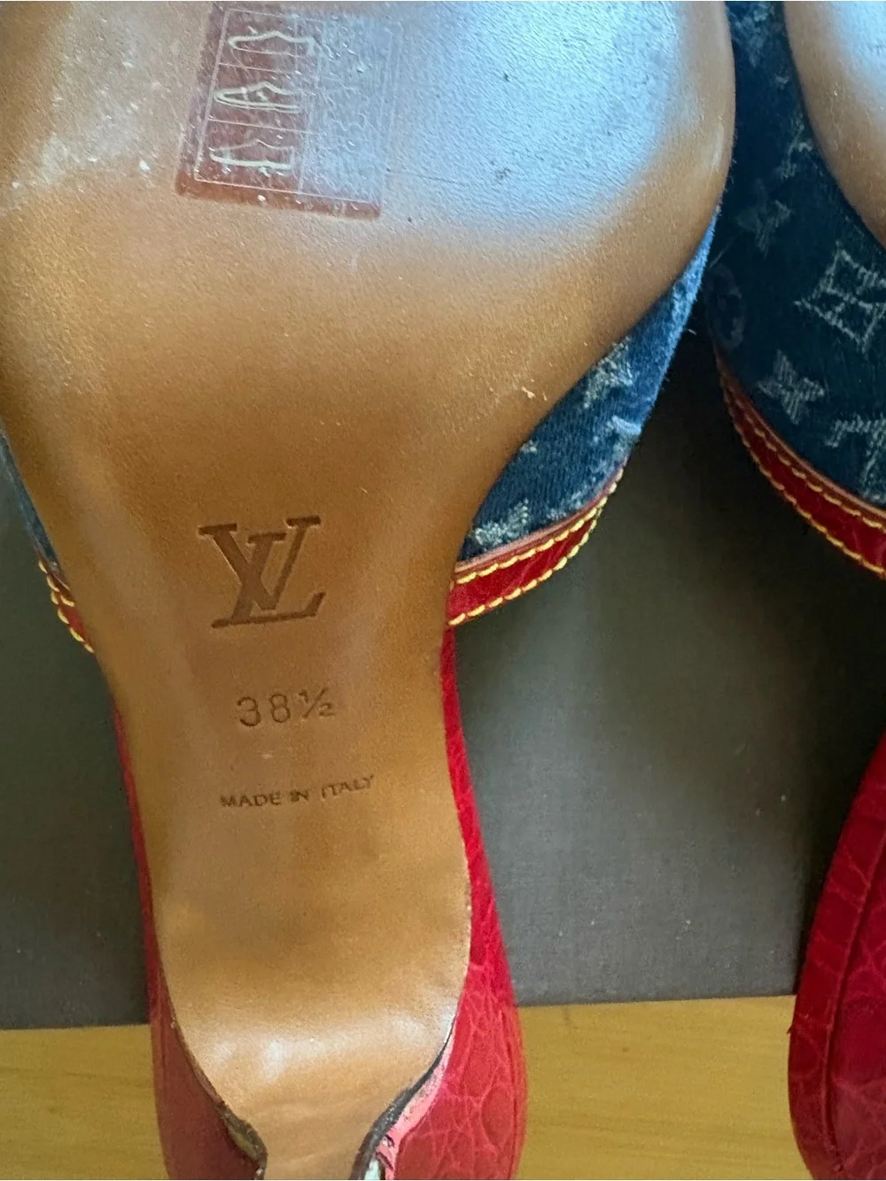 Louis Vuitton designer mule