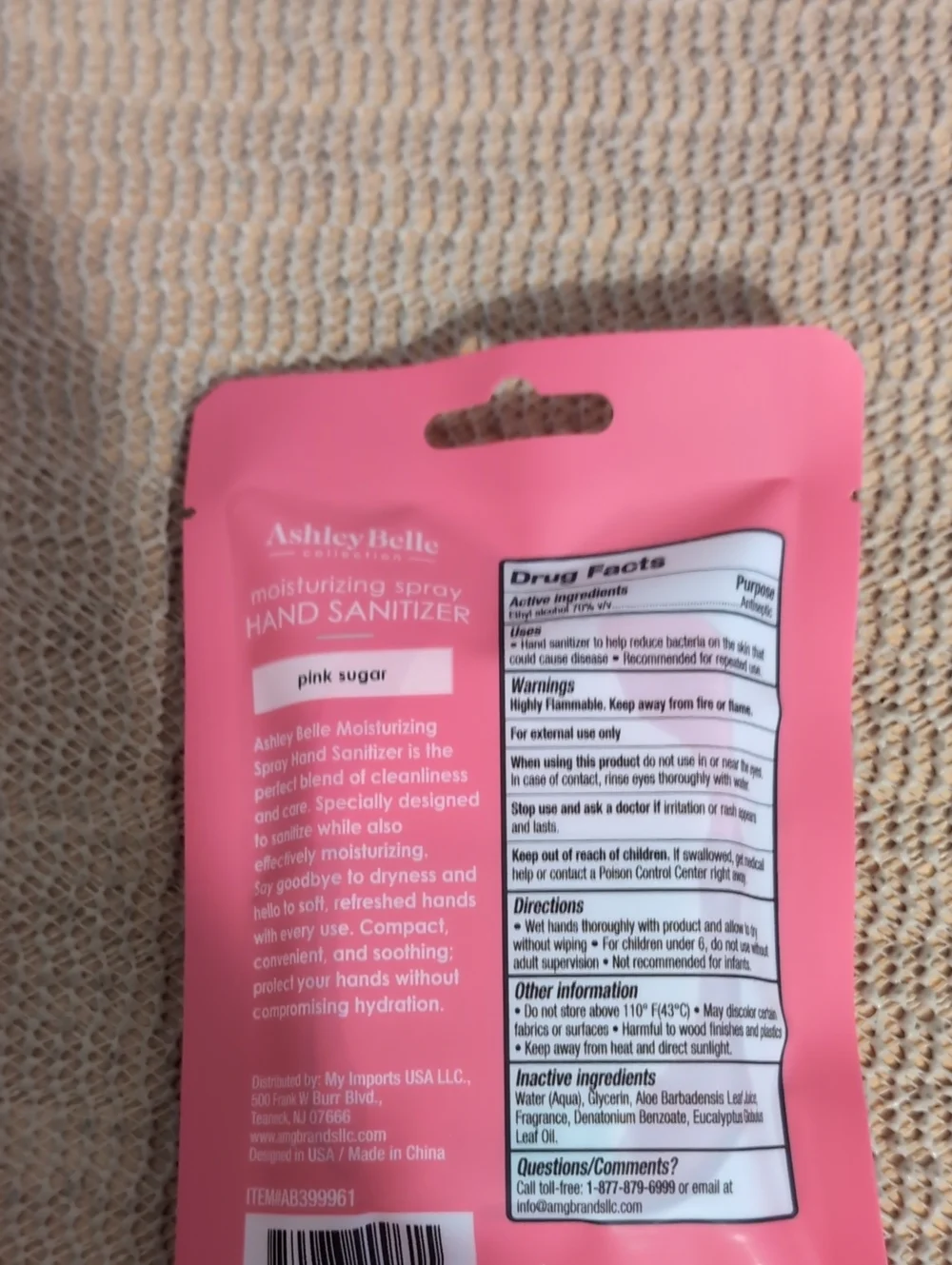 Ashley belle collection moisturizing hand