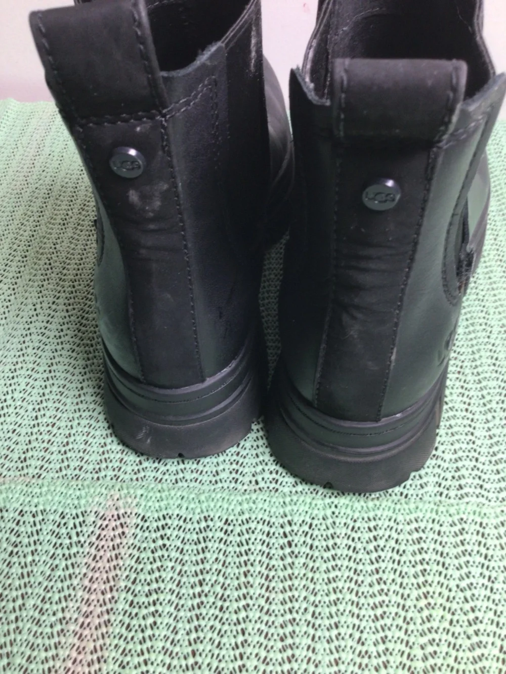 UGG black leather