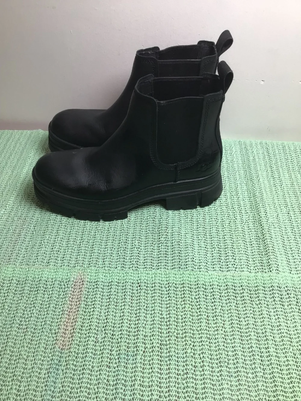 UGG black leather