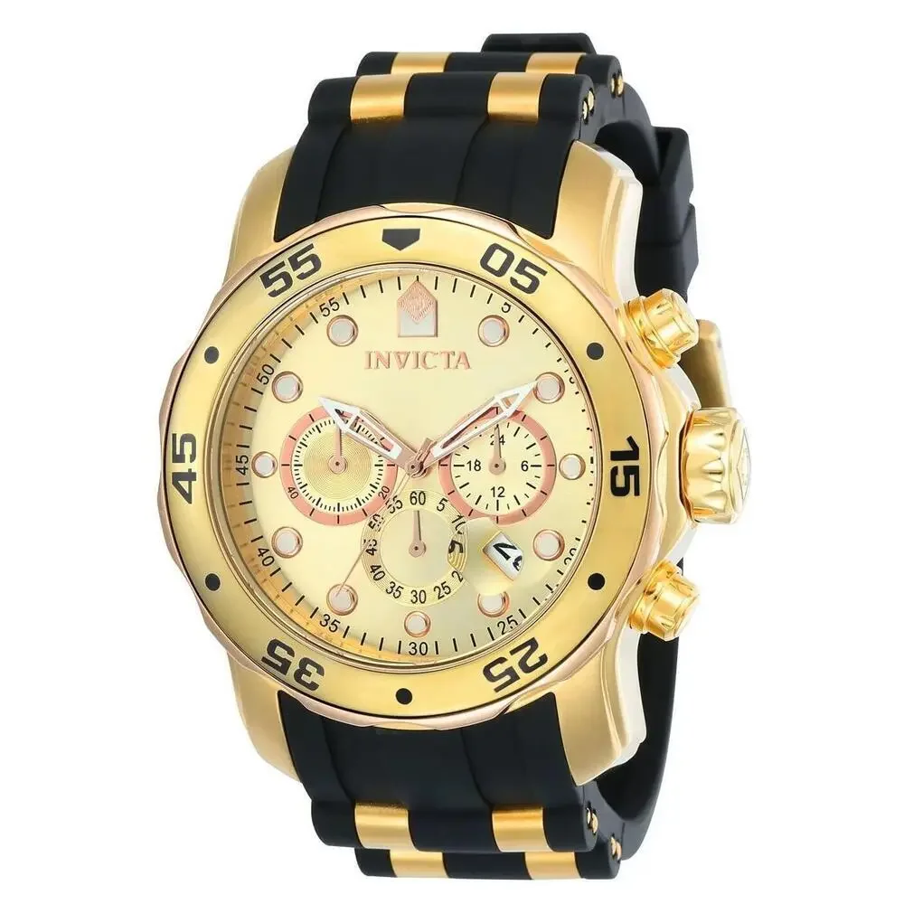NWT Invicta 17884 Pro Diver | Multifunction | Gold | Men's Watch