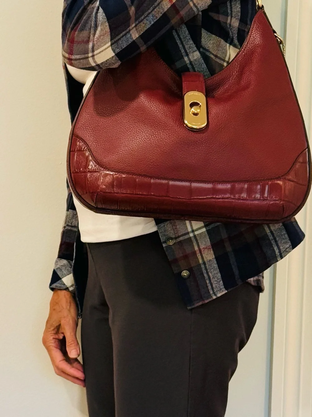 Coach classic burgundy