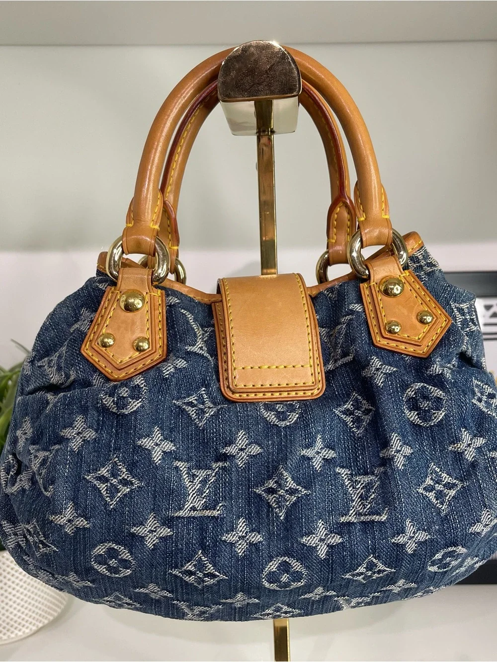 Louis Vuitton denim hobo