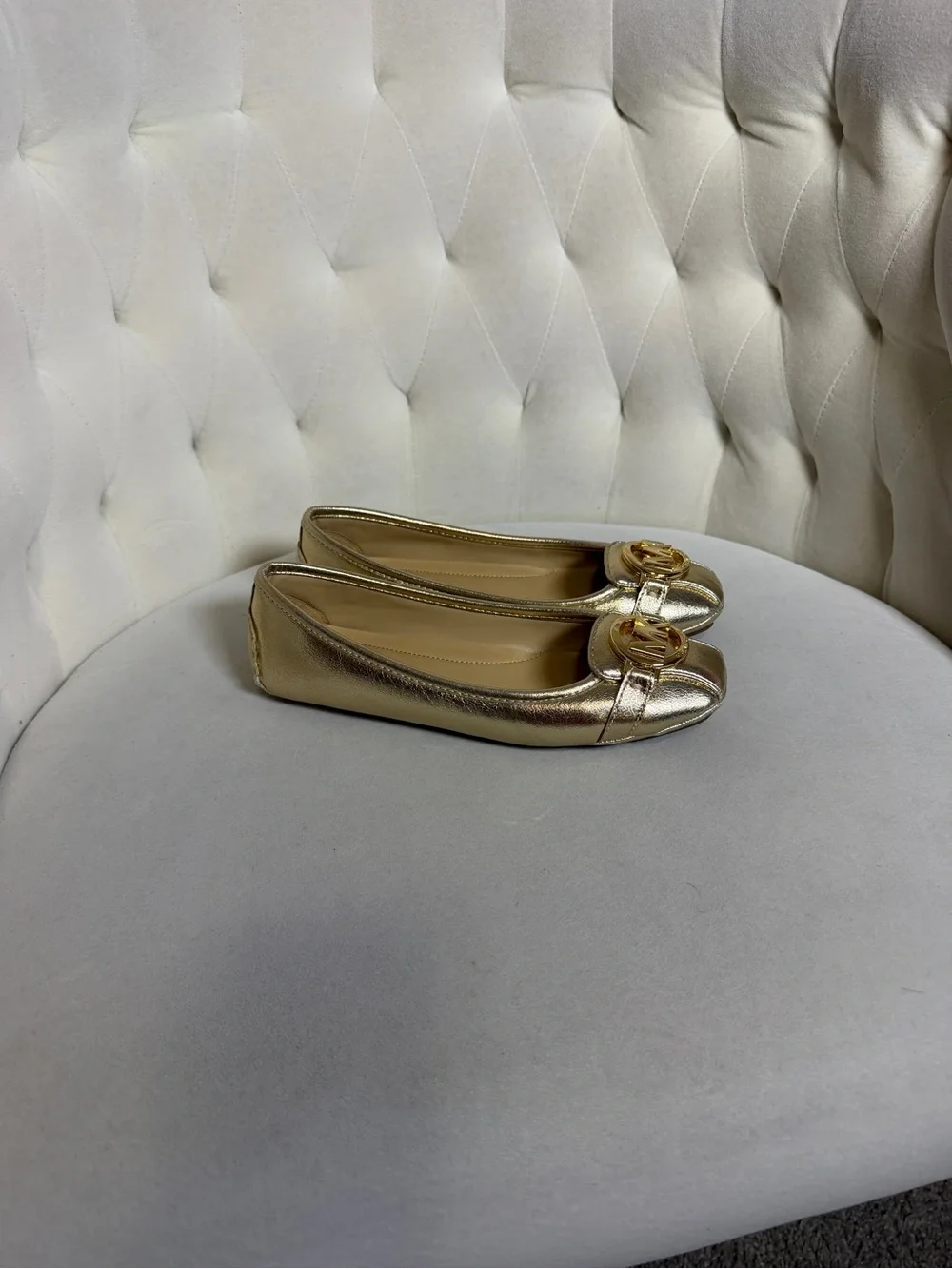 Michael Kors polished metallic