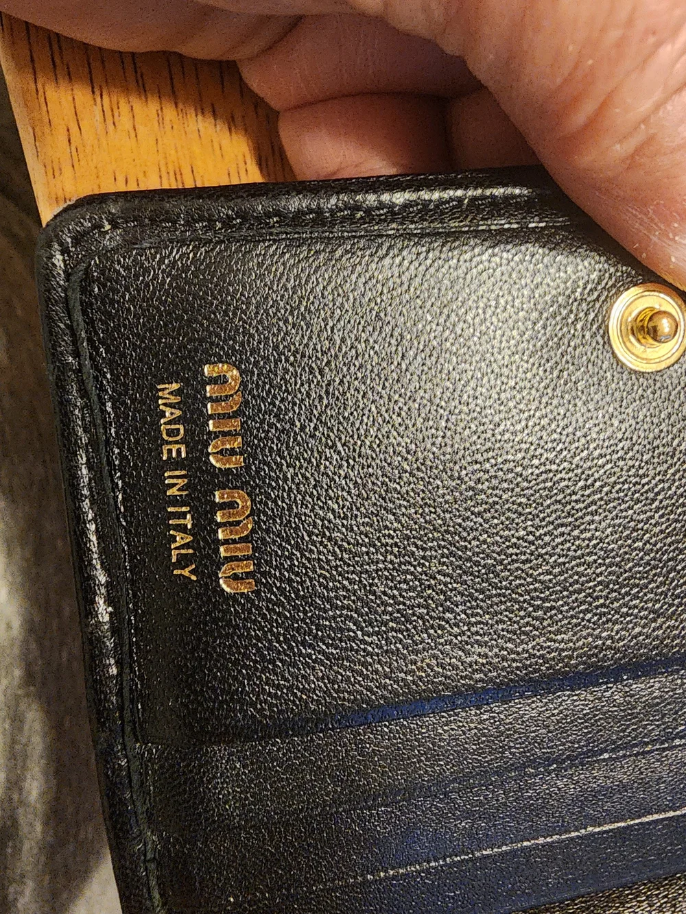 Miu Miu black miu