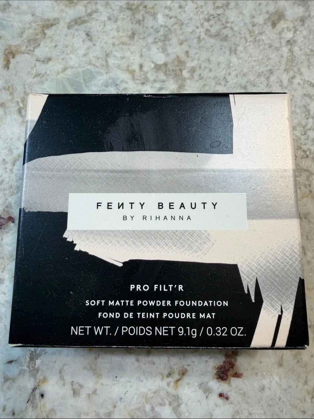 Fenty Beauty Pro Filt'r Soft Matte Powder Foundation - Black & Cream Packaging
