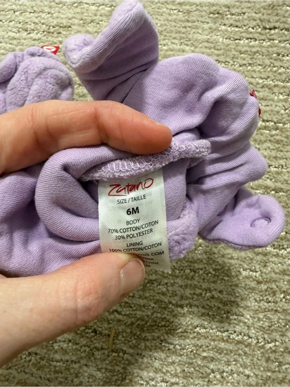 Zutano plush one