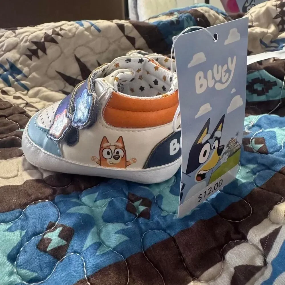 Bluey baby shoes