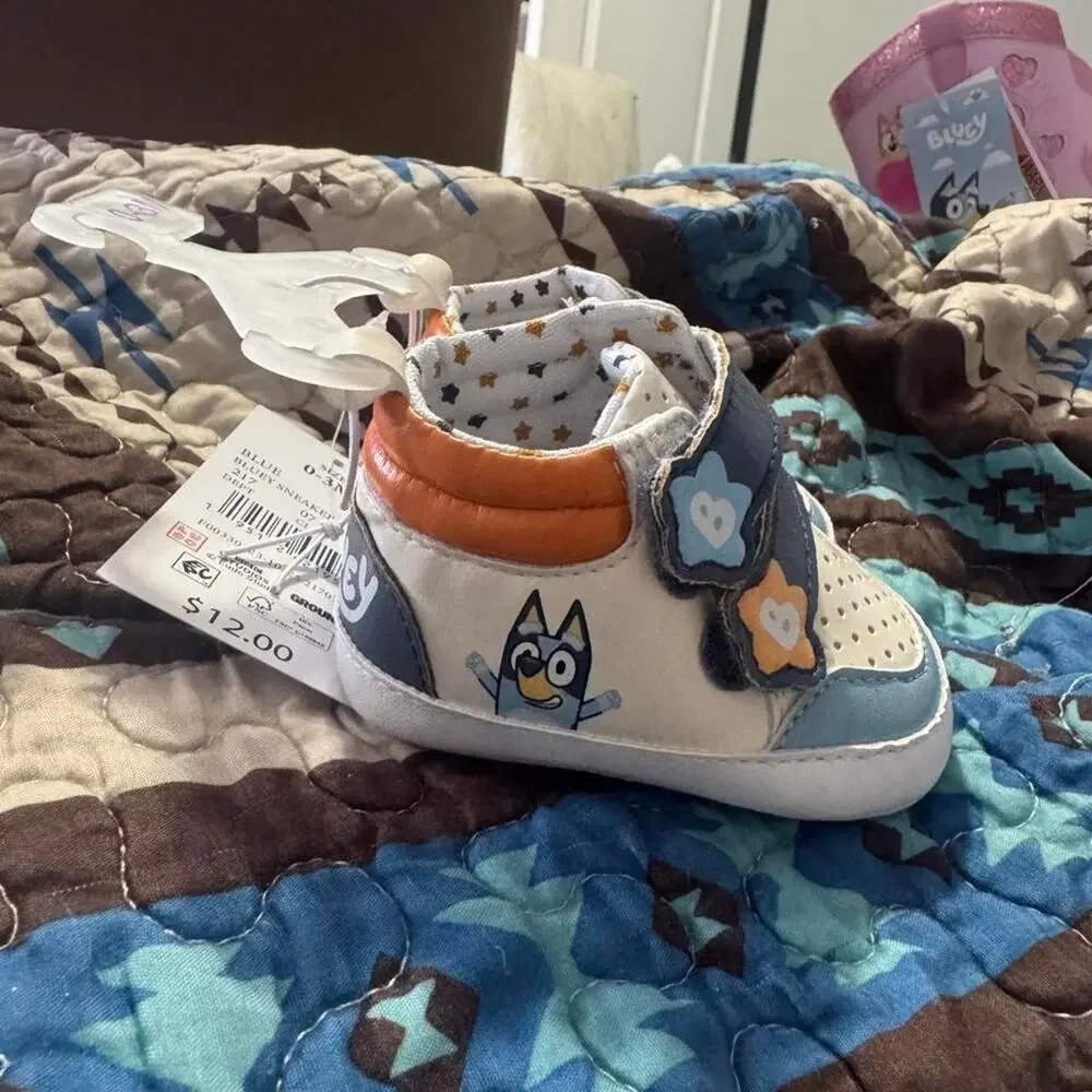 Bluey baby shoes