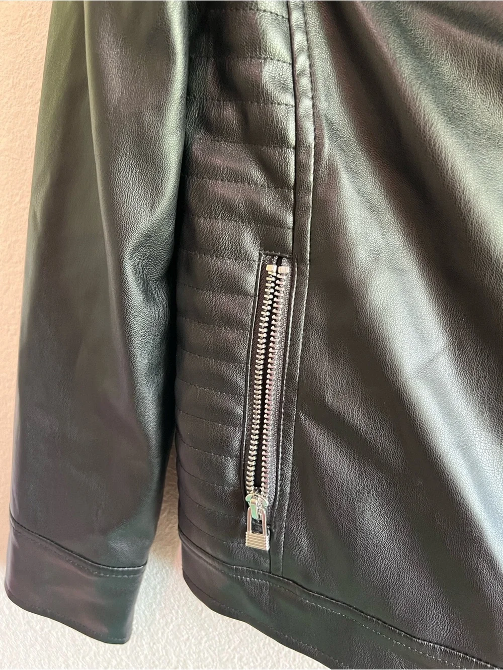 art class asymmetric faux jacket