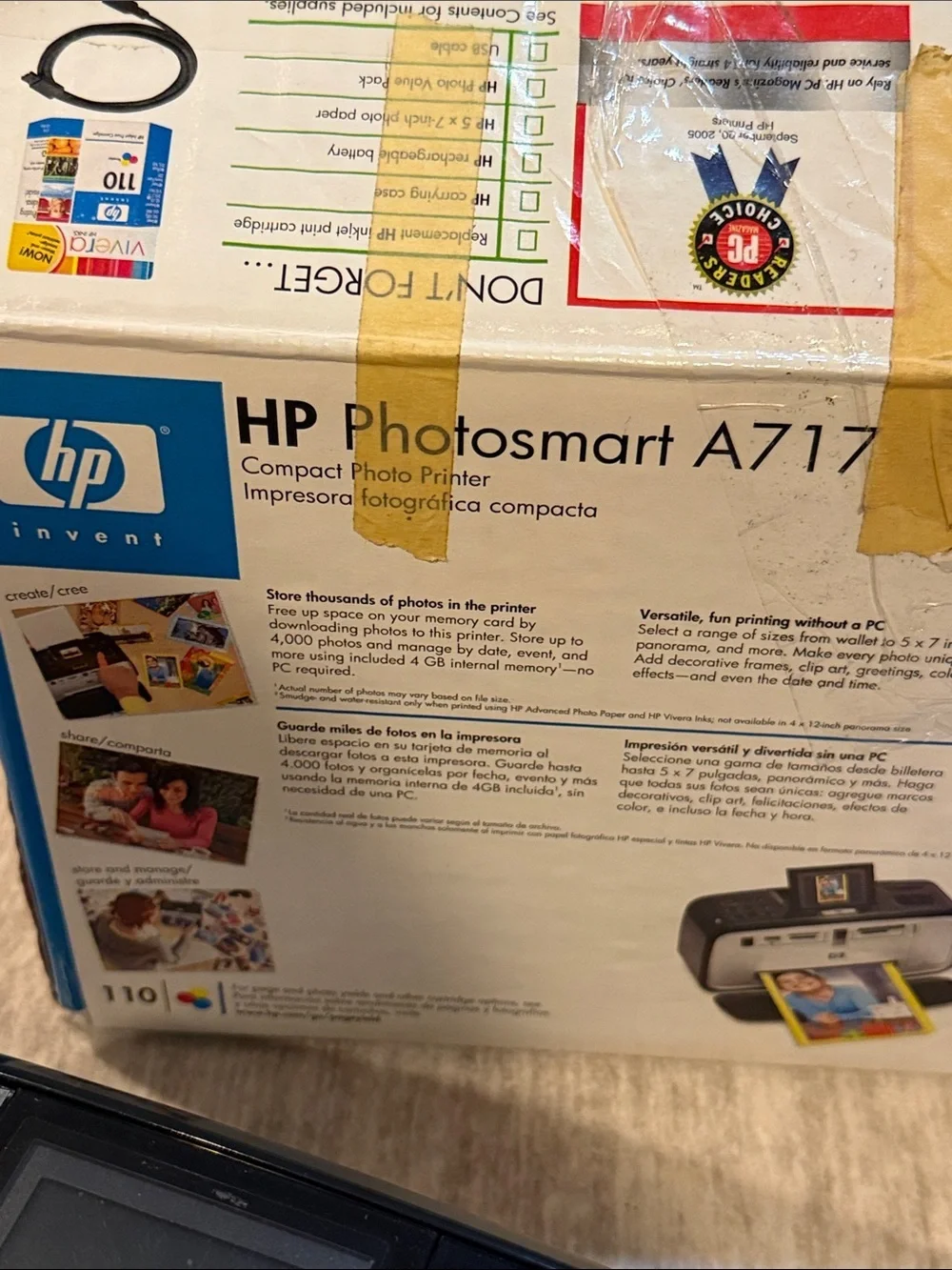 HP photosmart a717