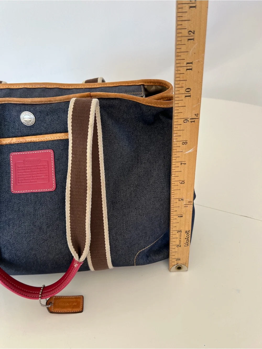 Coach vintage denim